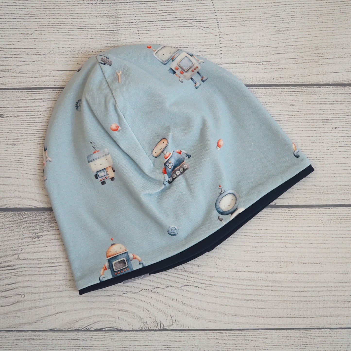 Wende Beanie - Robofreunde