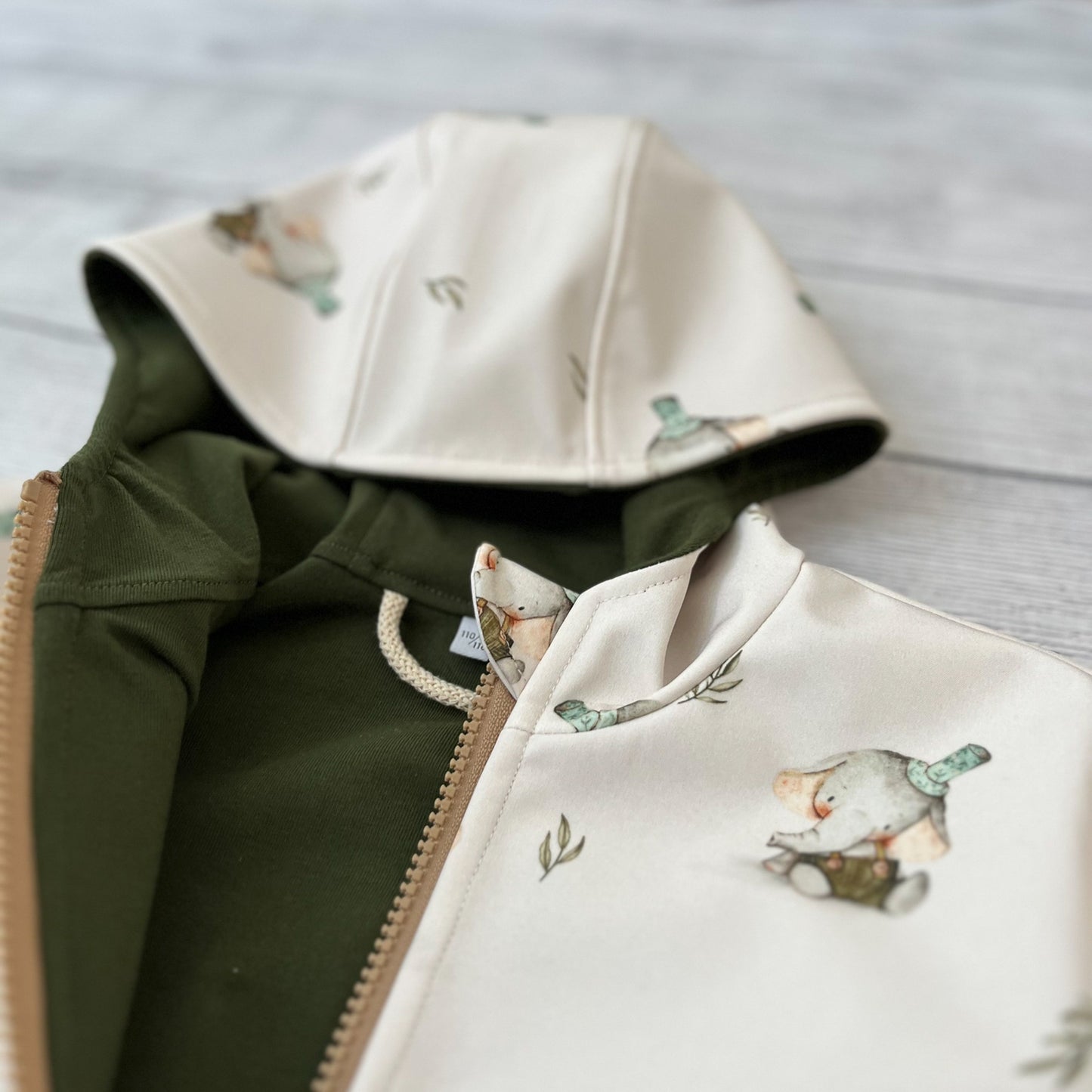 Softshell Jacke - Elefant