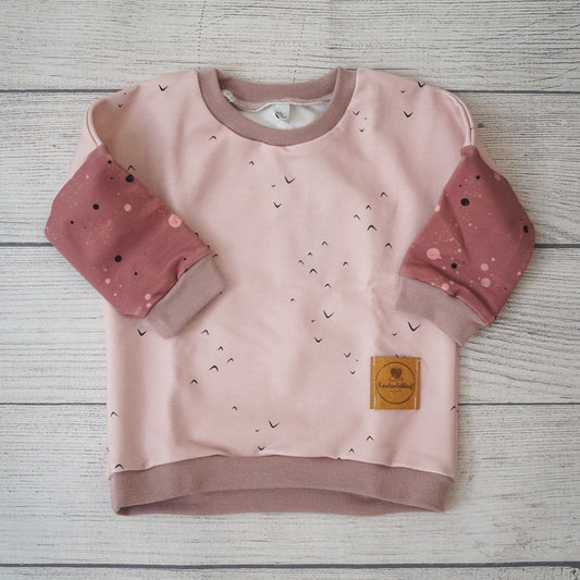 Pullover - Pink Birds