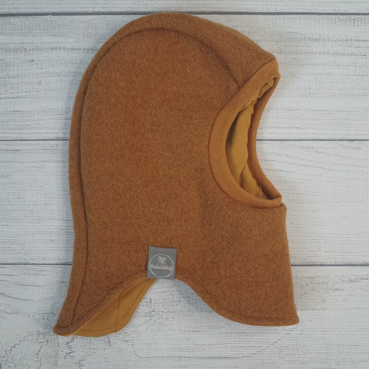 Walkmütze Ocker