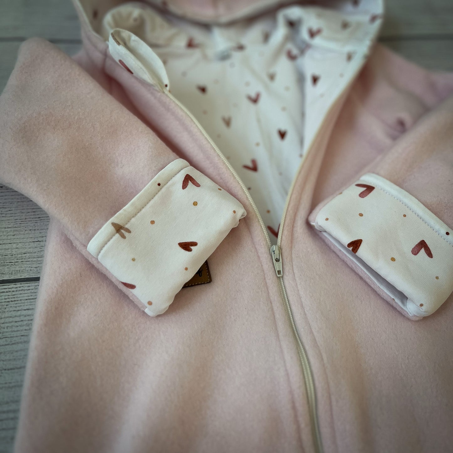 Fleece Overall - Herz