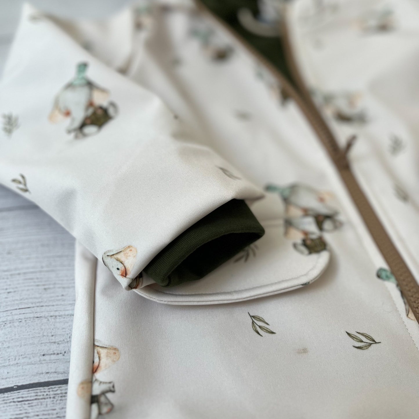 Softshell Jacke - Elefant