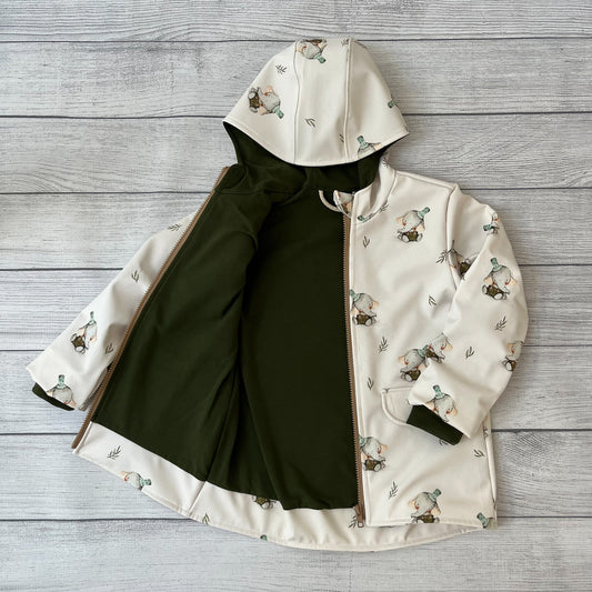 Softshell Jacke - Elefant