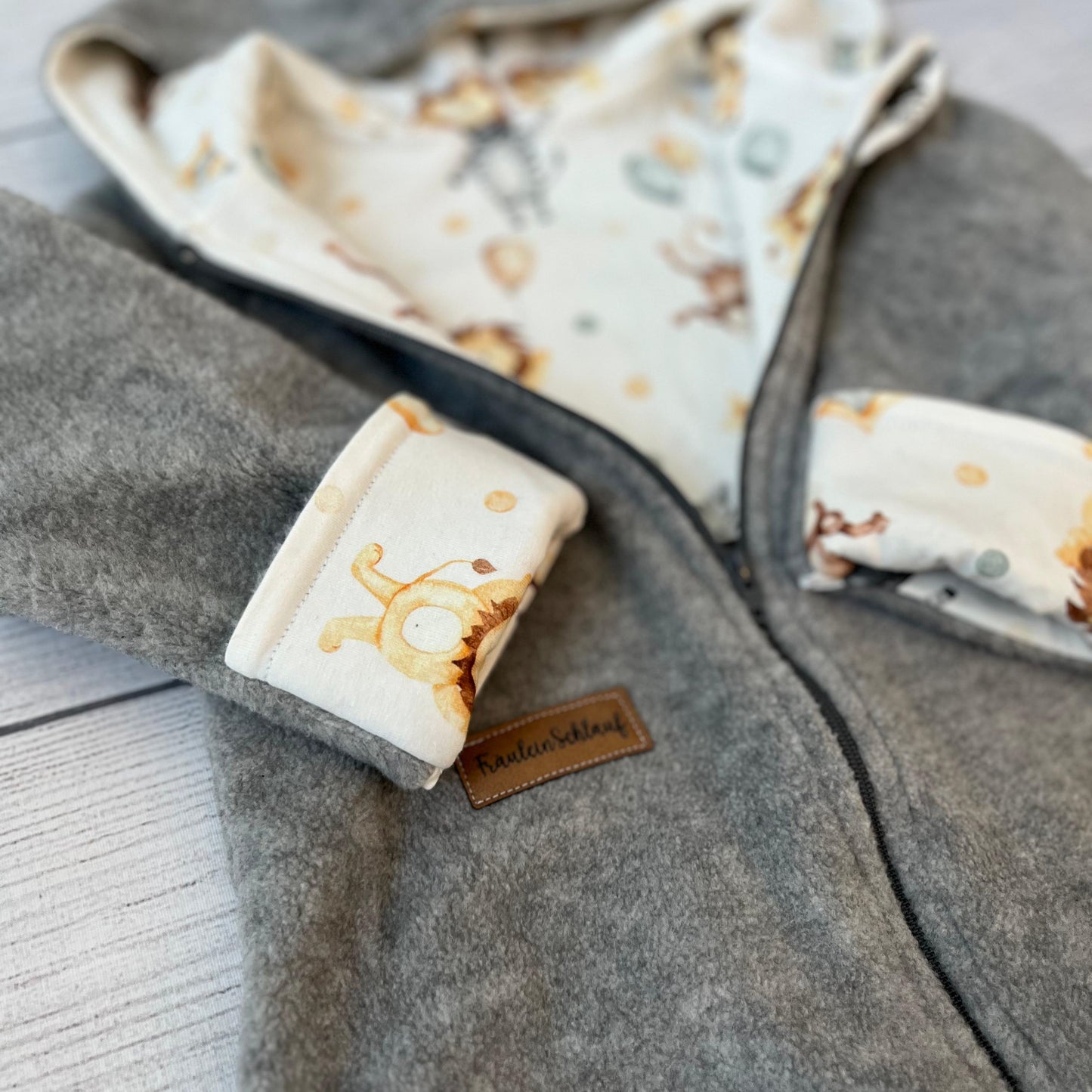 Fleece Overall - Animal Party