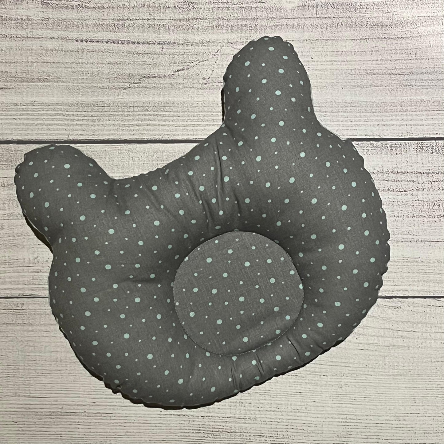 Waffelpique grün/ Punkte